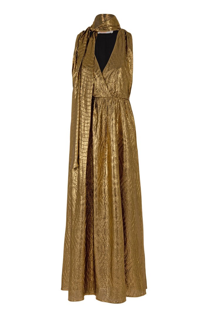 Party On Dress - Gold