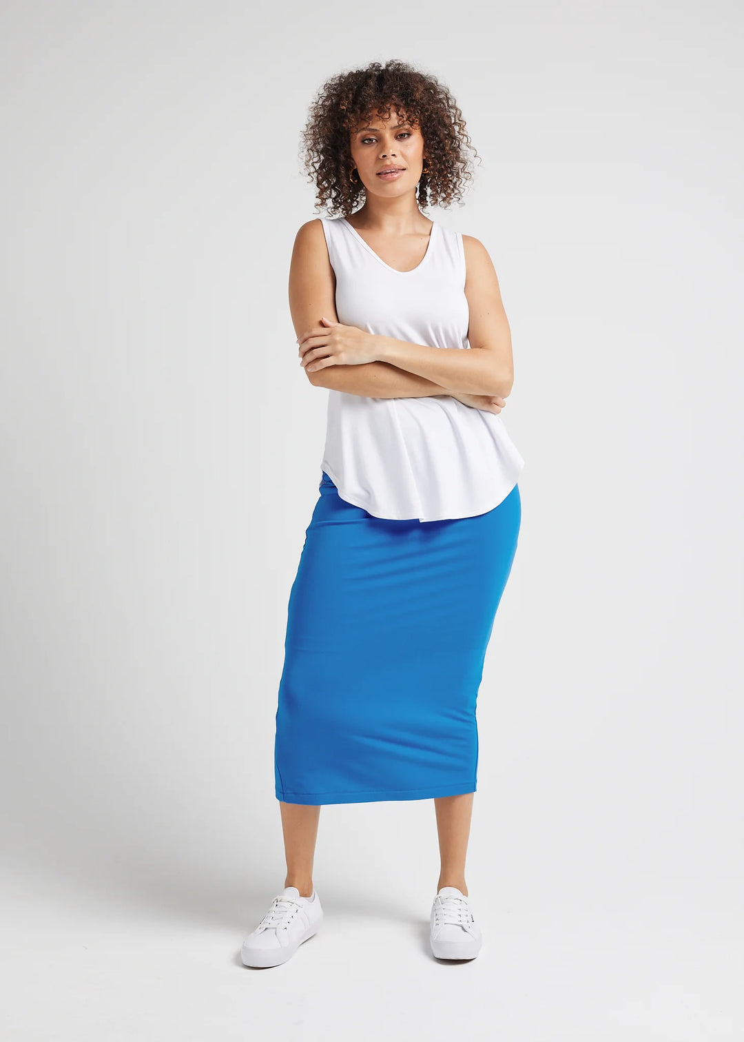 Maxi Whitney Tube Skirt - Cobalt