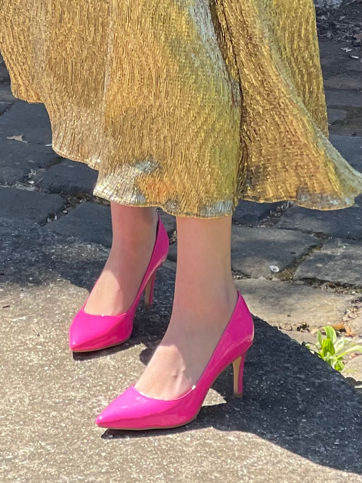 Barrios Heels - Hot Pink Patent Leather