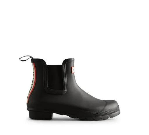 Women's Chelsea Original Boot - Tri Colour Logo Boot - Black