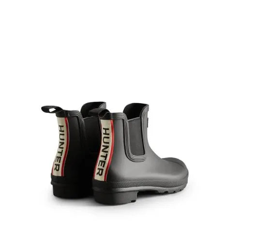 Women's Chelsea Original Boot - Tri Colour Logo Boot - Black