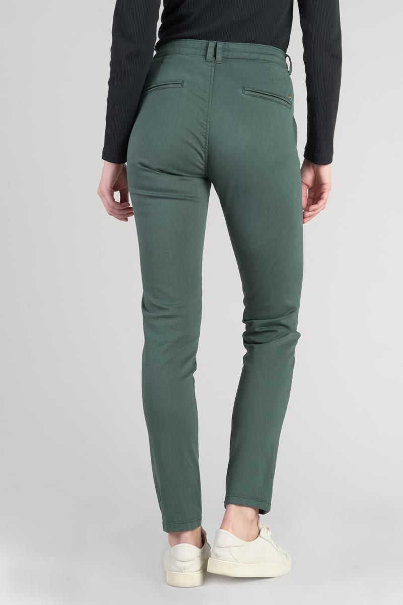 Dyli4 Chino Trousers - Bottle Green