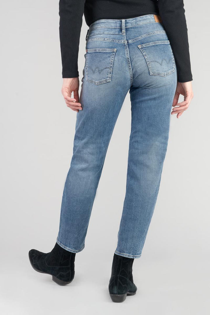 Salma 400/17 mom high waist 7/8th jeans - Blue