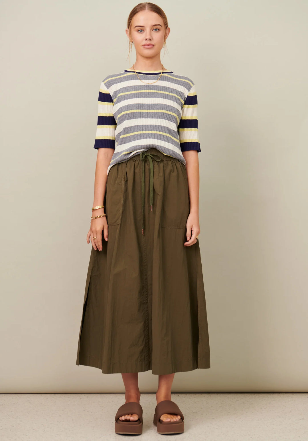 Claudia Tee - Silver Stripe
