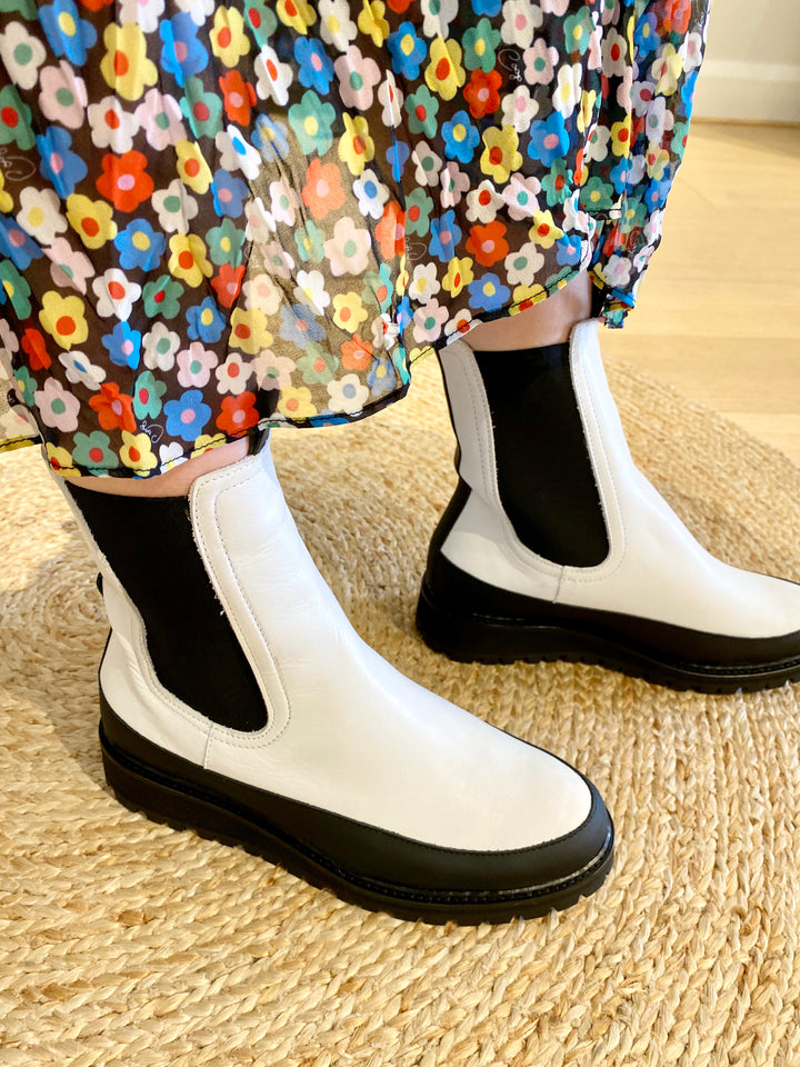 Iowa Boots with Wool Lining - Off White