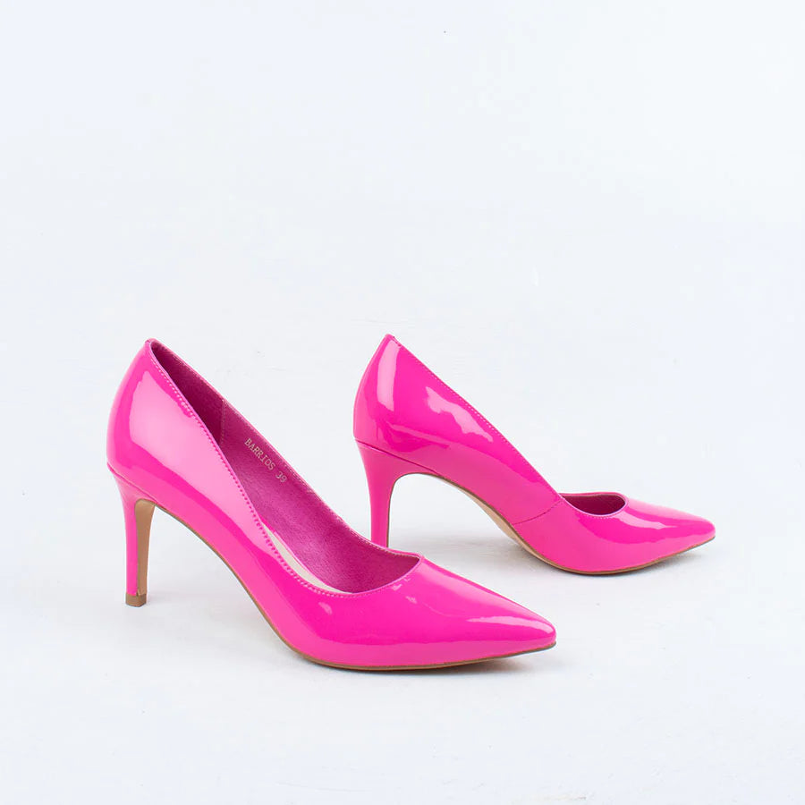 Barrios Heels - Hot Pink Patent Leather