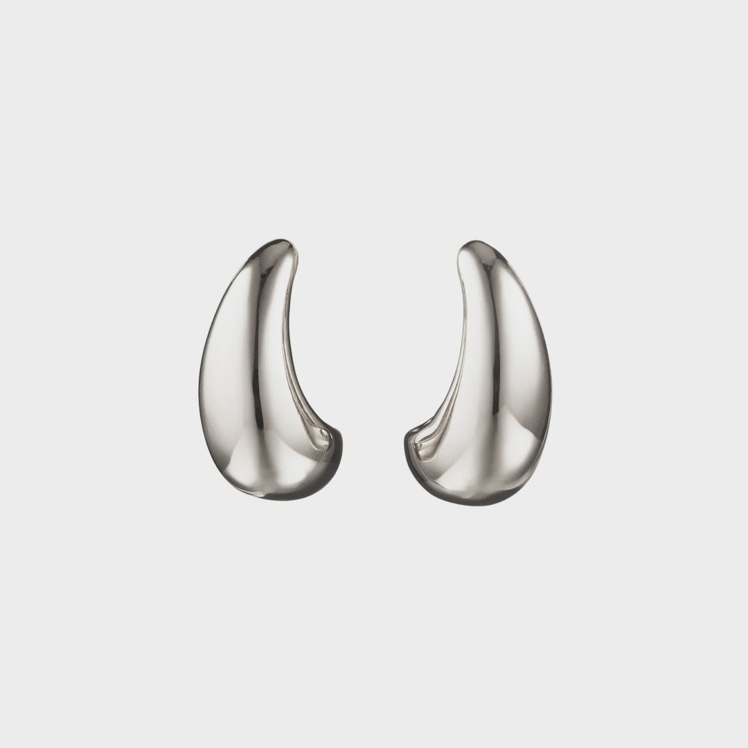 Bambola Grande Earrings - Silver