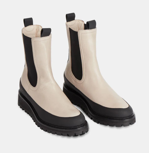 Iowa Boots with Wool Lining - Off White