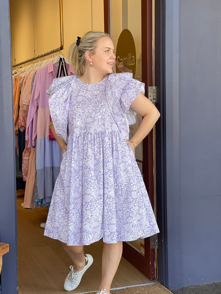 Spring Do Your Thing Dress - Lilac